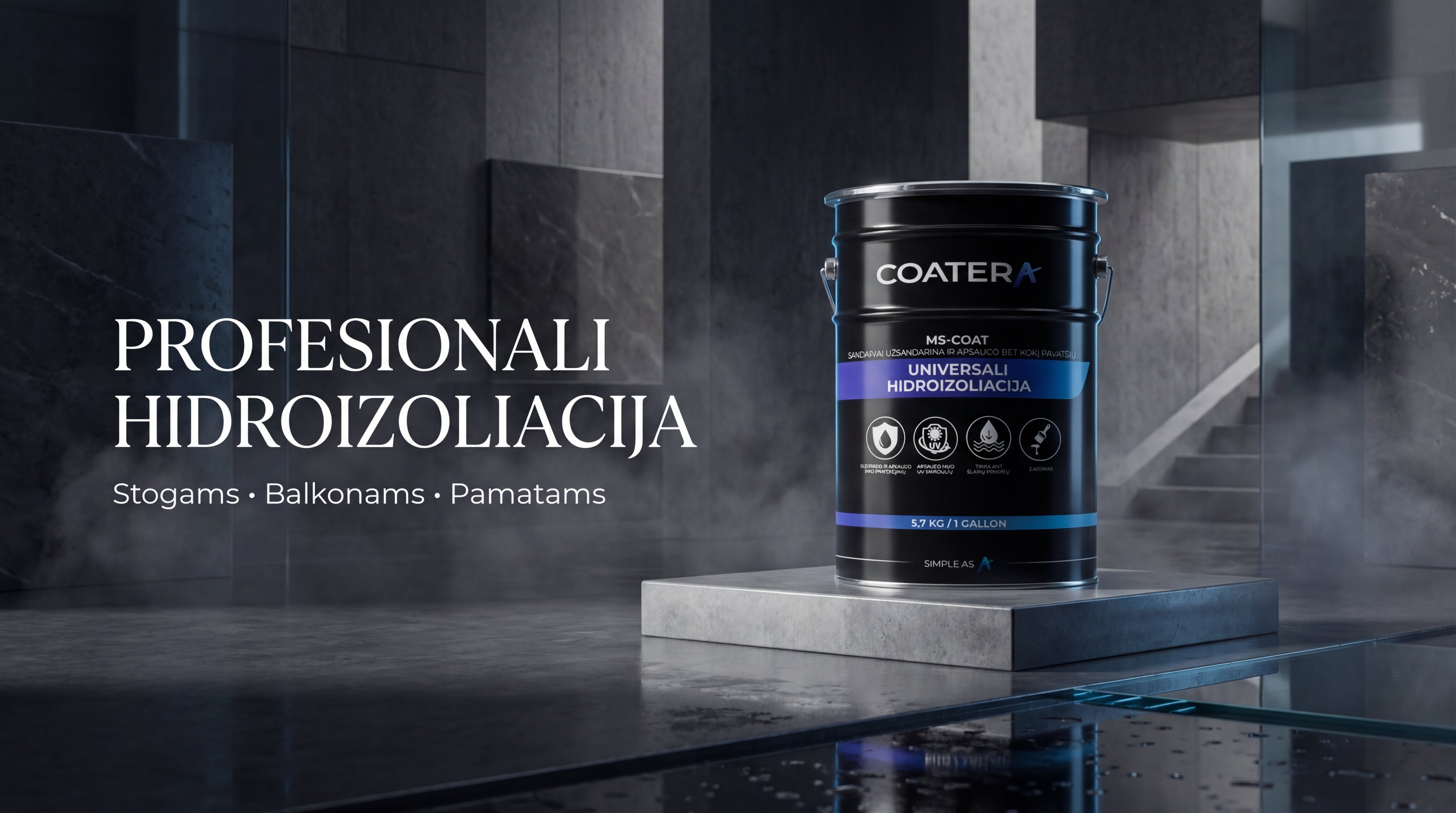 Forget about leaky roofs – seamless waterproofing for life.